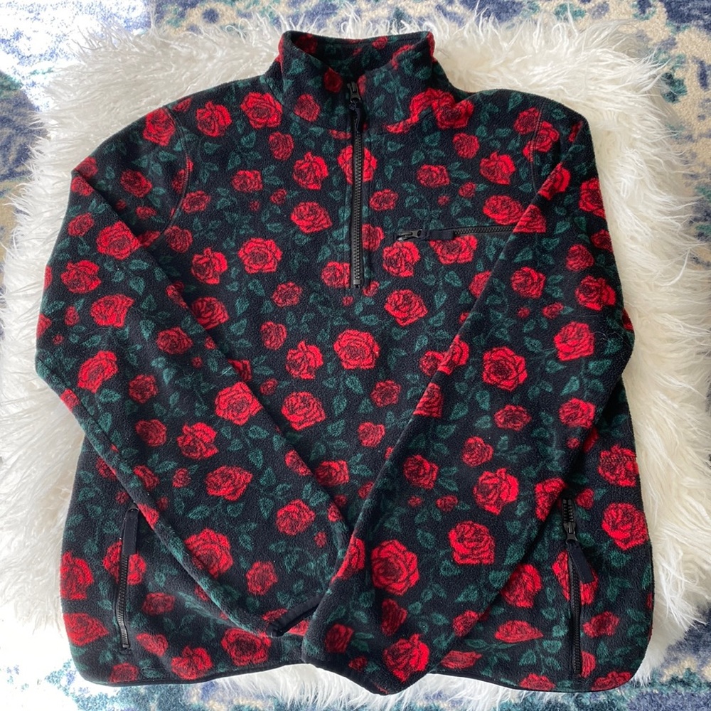 Rose Fleece quarter zip